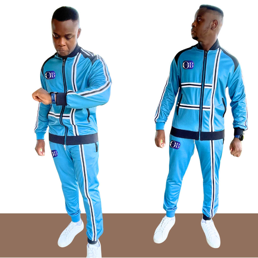 OpenlyBold "Influential" Tracksuit set: BLUE