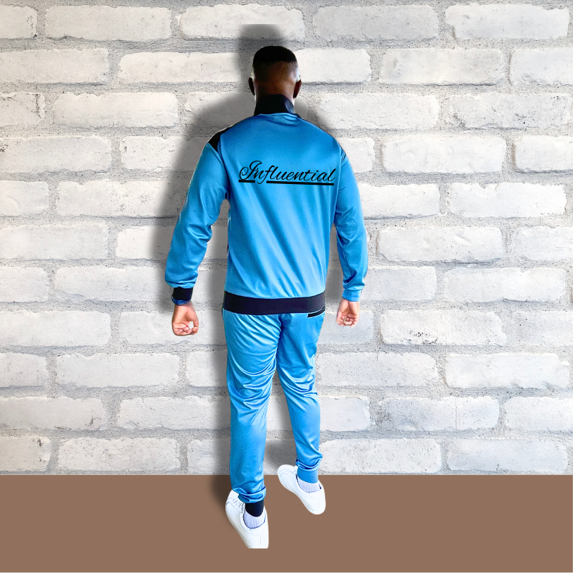 OpenlyBold "Influential" Tracksuit set: BLUE